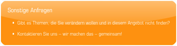 Sonstige Anfragen