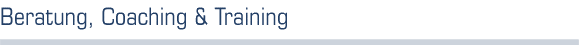 Willkommen bei Buchwald - Beratung, Coaching und Training